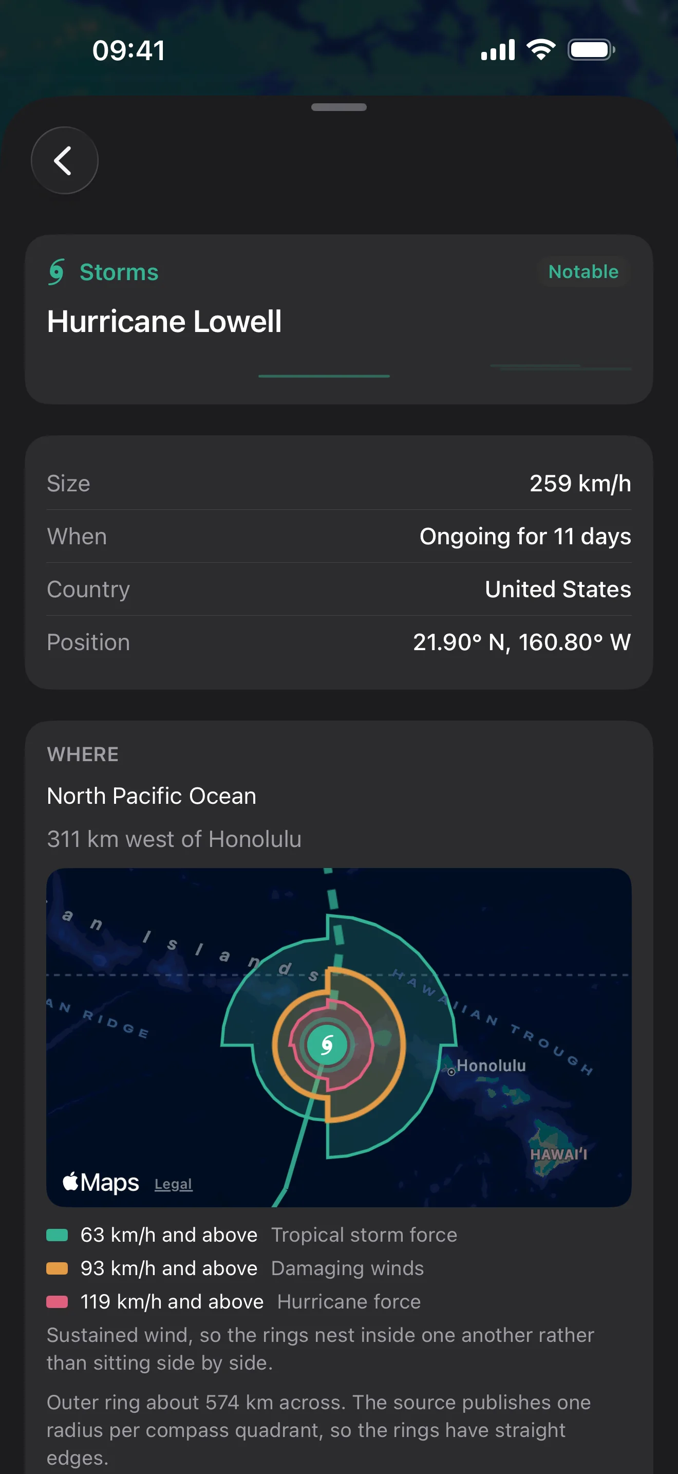LiveTerra screen